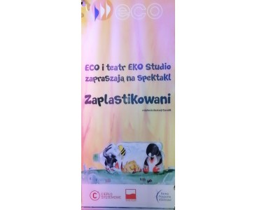 Na zdjęciu znajduje się baner reklamowy ECO  - powiększ