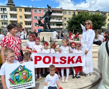 Reprezentacja naszego przedszkola na Dniach Ziemi - powiększ